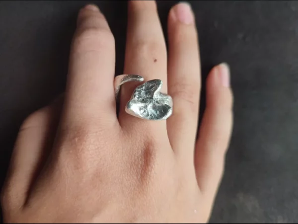 Anello in argento con volpe / Ring with fox